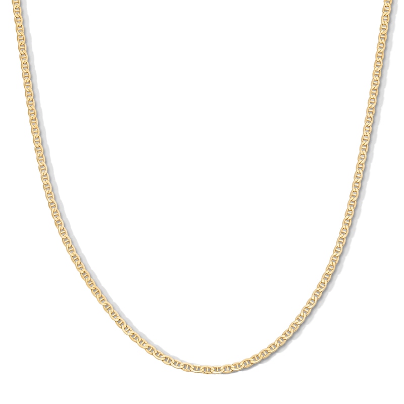14K Gold Bonded Mariner Chain - 18"