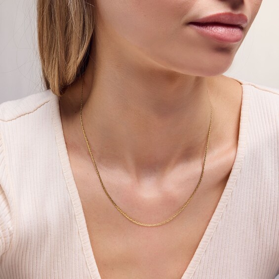 14K Gold Bonded Mariner Chain - 18"