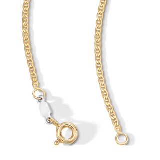 14K Gold Bonded Mariner Chain - 18"