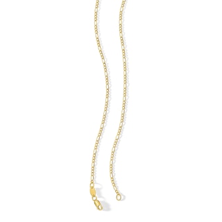 14K Gold Bonded Figaro Chain