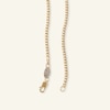 Thumbnail Image 1 of 050 Gauge Curb Chain Necklace in 14K Hollow Gold Bonded Sterling Silver - 18"