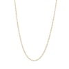 020 Gauge Singapore Chain Necklace in 14K Solid Gold Bonded Sterling Silver - 16"