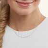 020 Gauge Singapore Chain Necklace in 14K Solid Gold Bonded Sterling Silver - 16"
