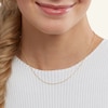 Thumbnail Image 3 of 14K Solid Gold Bonded Singapore Chain - 16"