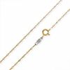 020 Gauge Singapore Chain Necklace in 14K Solid Gold Bonded Sterling Silver - 18"
