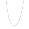 Thumbnail Image 1 of 020 Gauge Singapore Chain Necklace in 14K Solid Gold Bonded Sterling Silver - 20"