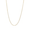 Thumbnail Image 0 of 020 Gauge Singapore Chain Necklace in 14K Solid Gold Bonded Sterling Silver - 20"