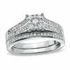 Thumbnail Image 1 of 1/2 CT. T.W. Diamond Composite Bridal Set in 10K White Gold