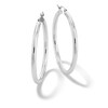 Thumbnail Image 0 of 40mm Polished Hoop Earrings in Sterling Silver