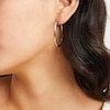 Thumbnail Image 2 of 40mm Polished Hoop Earrings in Sterling Silver