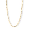 Thumbnail Image 0 of 3.2mm Figaro Chain Necklace in 14K Gold Bonded Semi-Solid Sterling Silver - 20"
