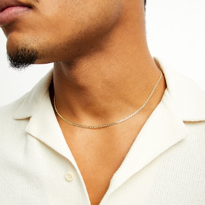 14K Gold Bonded Mariner Chain