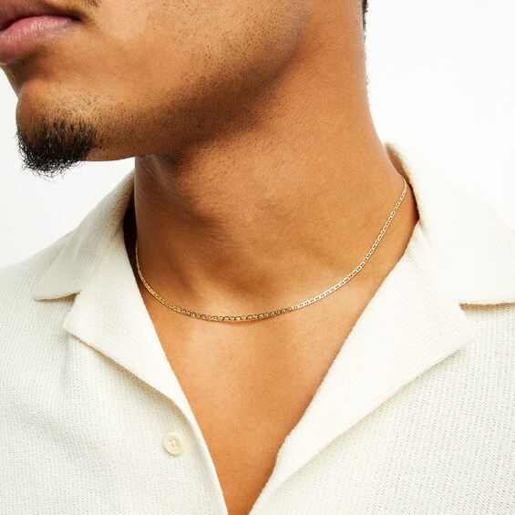 14K Gold Bonded Mariner Chain