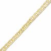 Thumbnail Image 0 of 080 Gauge Mariner Chain Bracelet in Sterling Silver with 14K Gold Plate - 8"