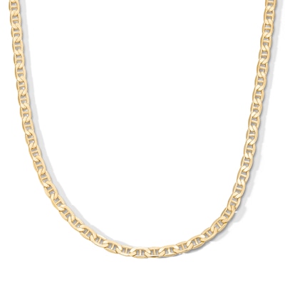 14K Gold Bonded Mariner Chain - 20"