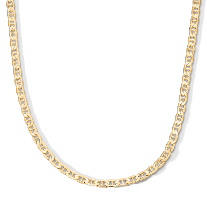 14K Gold Bonded Mariner Chain - 20"