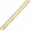 Thumbnail Image 1 of 120 Gauge Mariner Chain Bracelet in Sterling Silver with 14K Gold Plate - 8"