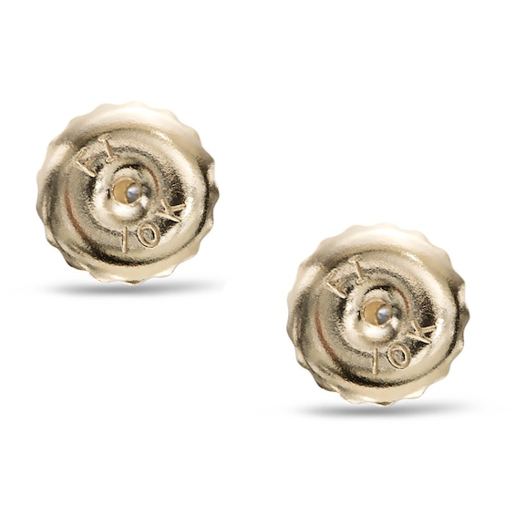 10K Gold Threaded Screwback Earring Backs (2 pieces