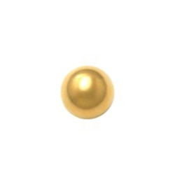 4.5mm Replacement Body Balls in 10K Solid Gold (1 piece)