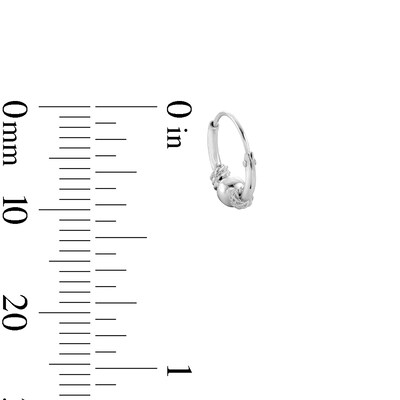 Sterling Silver Bali Continuous Hoops Trio