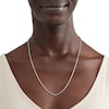 Thumbnail Image 3 of Sterling Silver Diamond-Cut Rope Chain Made in Italy - 22"