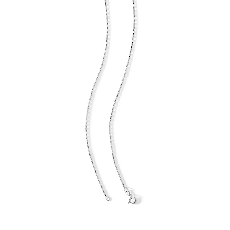 Main Image 3 of Sterling Silver Box Chain Made in Italy - 22"