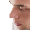Thumbnail Image 3 of 14K Solid Gold CZ Triangle Screw Nose Stud - 22G 1/4"