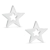 Thumbnail Image 0 of Child's Open Star Stud Earrings in Sterling Silver