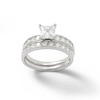 Thumbnail Image 0 of Princess-Cut Cubic Zirconia Bridal Set in Sterling Silver