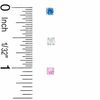 3mm Cubic Zirconia Stud Earrings Set in Sterling Silver