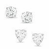 Thumbnail Image 0 of 6mm Cubic Zirconia Stud Earrings Set in Sterling Silver