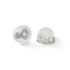 Thumbnail Image 2 of 7mm Black and White Cubic Zirconia Stud Earrings Set in Sterling Silver