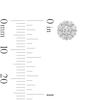 Thumbnail Image 3 of Child's Cubic Zirconia Flower Stud Earrings in Sterling Silver