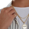 Thumbnail Image 6 of Cubic Zirconia Tri-Tone Our Lady of Guadalupe Ring in 10K Gold