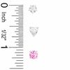 Thumbnail Image 1 of 5mm Cubic Zirconia Earrings Set in Sterling Silver