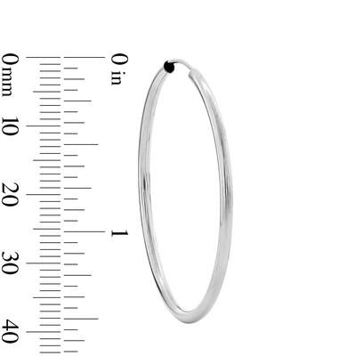 Sterling Silver Continuous Hoops