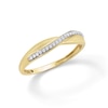 Thumbnail Image 4 of 1/15 CT. T.W. Diamond Crossover Ring in 10K Gold