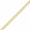 Thumbnail Image 1 of 3.7mm Solid Curb Chain Bracelet in 10K Gold - 8"