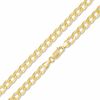 5.1mm Solid Curb Chain Necklace in 10K Gold - 24"