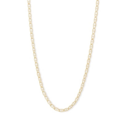 10K Hollow Gold Mariner Chain - 16"