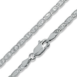 Sterling Silver Valentino Chain Made in Italy - 24