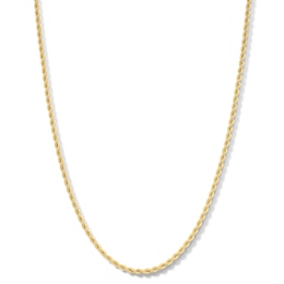 10K Hollow Gold Rope Chain - 22"