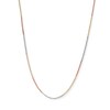 Thumbnail Image 1 of 10K Hollow Gold Tri-Tone Rope Chain - 20&quot;