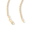 Thumbnail Image 4 of 10K Hollow Gold Rope Chain - 20"