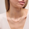 Thumbnail Image 1 of 016 Gauge Rope Chain Necklace in 10K Solid Gold Bonded Sterling Silver - 16"