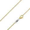 Thumbnail Image 1 of 1.45mm Rope Chain Necklace in 14K Gold Bonded Sterling Silver - 16"