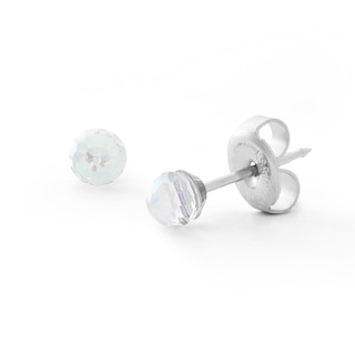 Stainless Steel 3mm Ball Studs Ear Piercing Kit with Ear Care Solution