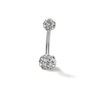 Thumbnail Image 1 of Stainless Steel Crystal Belly Button Ring - 14G 3/8"