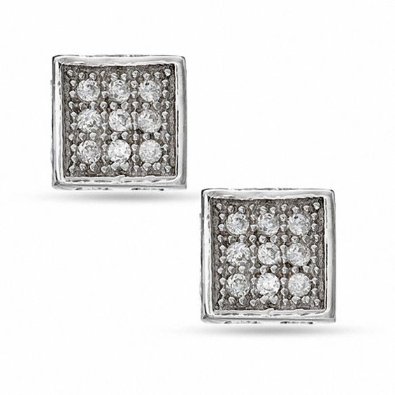 Compare Cubic Zirconia Starfish Stud Earrings in Sterling