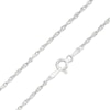 Thumbnail Image 1 of 030 Gauge Singapore Chain Necklace in Sterling Silver - 26"